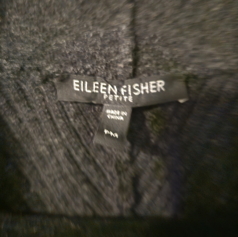 Eileen Fisher 100% Wool Cardigan - Picture 2 of 7